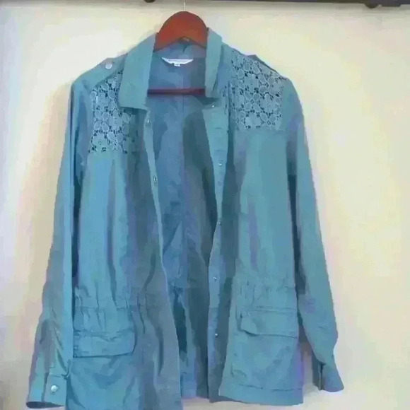 NORTHERN REFLECTIONS | Blue Lightweight Snap Adjustable Waist Jacket Si… - Picture 5 of 5